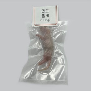 냉동래트 1마리 [핑키] 11~20g (진공포장)