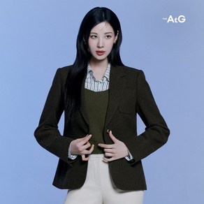 더엣지 [방송중2만원↓]울혼방 로렌 체크 자켓 689393
