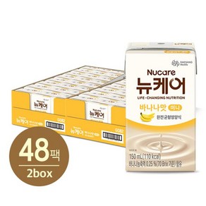 [대상웰라이프] 뉴케어 미니 바나나맛 150mlx24팩 2박스, 150ml, 48개