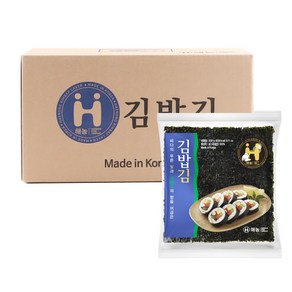 해농 김밥김 일반 업소용 구운김밥용김, 20개, 230g