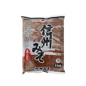 일본 히카리미소 80년전통 코메코시 신슈 미소 된장, 1개, 1kg