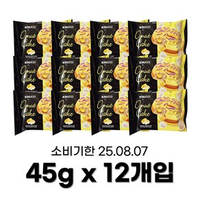 보누치 도넛케이크 바나나, 12개, 45g