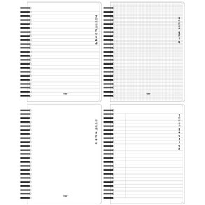TOBE PP멀티노트(A5/B5), 7mm공책 uled