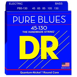 DR Pue Blues nickel 5현 베이스기타줄 45-130, 단품, 1개