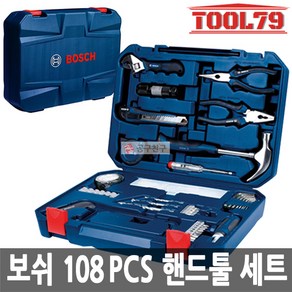 보쉬 108PCS (블루) 다기능 가정용툴 액세서리비트기리, 1개