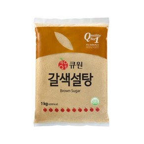 큐원 갈색설탕(황설탕) 1kg x 1개