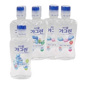 어린이 가그린 혼합 380ml 5개+가그린100ml, 1개