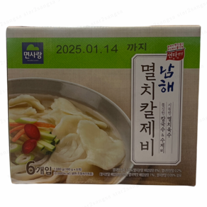 면사랑 남해칼제비 180g, 6개