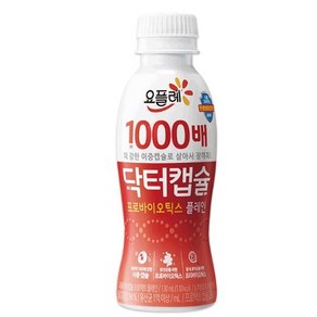 빙그레 닥터캡슐 1000배 플레인 요구르트 130ml, 24개, 24개