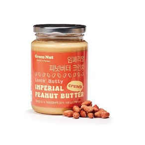 임페리얼 피넛 버터 400g 스무스1병+크런치1병, 단일옵션, 2개