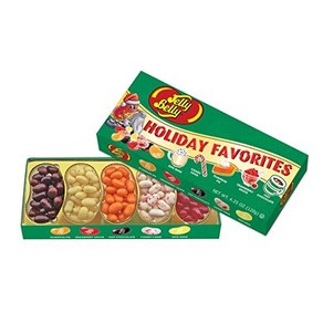 Jelly Belly Holiday Favoites Jelly Bean 4.25 oz G Jelly Belly Holiday Favoites 젤리빈 4.25온스 선물 상자 -, 1개, 120g