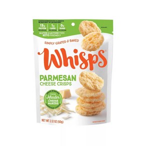 위스프스 파마잔 치즈 크리스피 60g Whisps Pamesan Cheese Cisps - 2.12oz, 1개