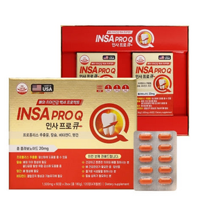 캐나다 인사덴티큐 치아/뼈 건강 영양제 1450mg 120정 4개월분, 1개