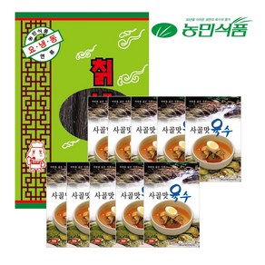 농민식품 칡냉면 사골육수 10인분 물냉면 비빔냉면, 1개, 2kg