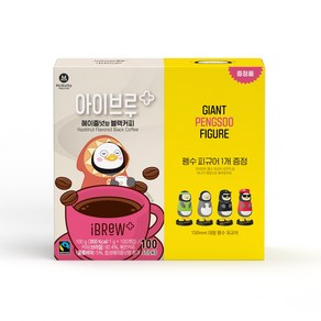 맥널티 아이브루 플러스 블랙커피 헤이즐넛향, 1g, 300개입, 1개