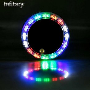 차량용경광등 차량비상등 태양열 충전 자기 RGB LED 경고등 바 자동차 트럭 버스 야간 안전 사이드 테일 라, [02] 2 pcs Magnet Style, 02 2 pcs Magnet Style, 2개