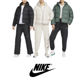 매장정품 나이키 NIKE 여성 패딩 후드 자켓 덕다운 숏 점퍼 재킷 우븐 소재 윈드프루프 방풍