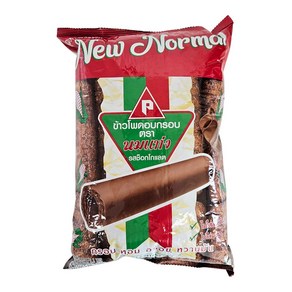 태국 뉴 노멀 옥수수콘 롤 초코 봉지과자 80g / New Nopmal Chocolate Flavo, 1개, 67g