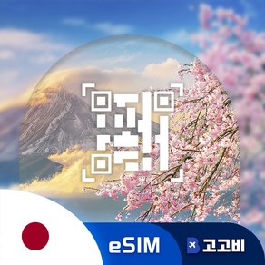 [eSIM] 일본이심 데이터 무제한 일본유심 QR코드 발송, 1개, 매일500MB, 1일