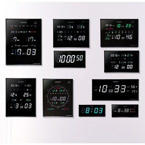 코트론 GPS 수신 자동시간 벽시계
