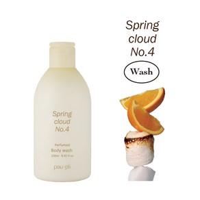 포플리 프랑스 퍼퓸드 바디워시 250ml, No.4 Sping cloud 스프링클라우드, 1개