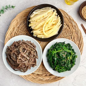 [당일조리] 30년 전통 엄마손맛 모듬전 6종 800g, 나물3종, 1개