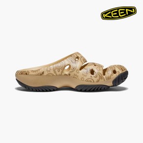 [킨] [공식] KEEN X TOKYO HEMP CONNECTION 요기 아츠 슬라이드 슬리퍼 Caffe Latte Paisley