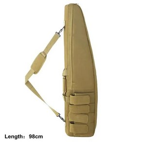 전술 총 가방 슈팅 사냥 장비 Molle 70cm/98cm/118cm 에어소프트 라이플 운반 숄더백, 98cm Tan, 6) 98cm Tan