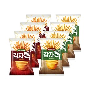 오리온 감자톡 매콤달콤맛 80g 허브솔트맛 80g, 4세트, 160g