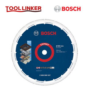 보쉬 EXPERT 다이아몬드 메탈 휠 14인치 고속절단기 금속절단기용 355MM, 1개