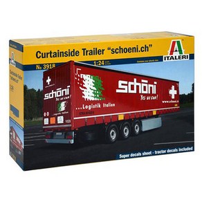 이타레리 프라모델자동차 [IT3918S] ITALERI 1:24 CURTAINSIDE TRAILER -schoeni.ch-, 1개