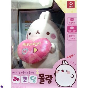 오로라월드 몰랑 레코딩 인형, 20.5cm, 혼합색상, 1개