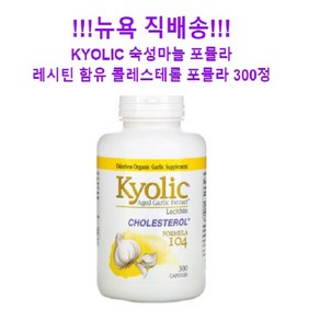 키올릭 Kyolic 숙성마늘 레시틴 300캡슐, 300정, 1개