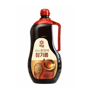 (실온){백설]100%통참깨참기름, 1개, 1.5L