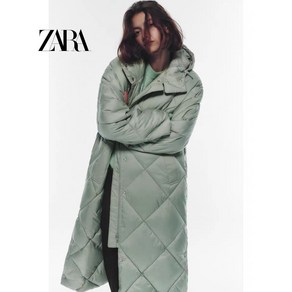 ZARA 자라 오버사이즈 퀼팅 롱패딩