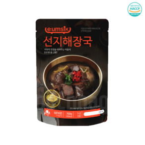 청우 이음식 선지해장국 700g 5개set 레토르트, 2개