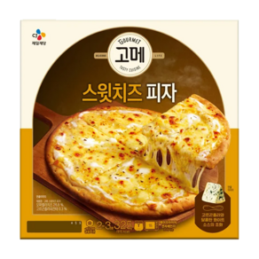 CJ 고메 스윗치즈피자, 325g, 3개