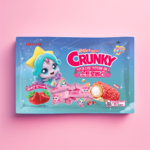 티니핑 크런키 더블크런치바 미니 스트로베리 275g 3개