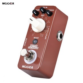 MOOER PURE OCTAVE 미니 옥타브 기타 이펙트 페달 11 모드 트루 바이패스 풀 메탈 쉘