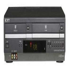 Sony소니 SLVD380P DVD/VCR 튜너리스 프로그레시브 스캔 DVD/VHS 콤보 플레이어2009년형 블랙