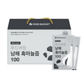 푸드버킷 남해 흑마늘즙 100 70ml 30팩, 30개