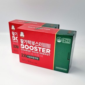 [정관장] 활기력 부스터(액상 20ml+정제 400mg)*14병 x 2박스+쇼핑백, 2개