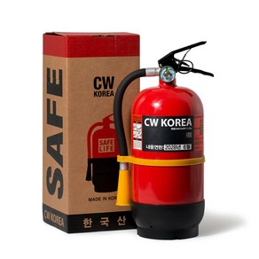 ABC분말소화기 3.3kg 가정용 업소용, SET 2_CWK33+받침대 블랙, 1개