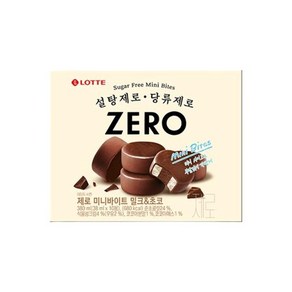 롯데웰푸드 제로 아이스 미니바이트, 380ml, 1개