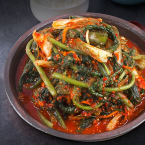 국산 100% 열무김치 열무 얼갈이 자박이 김치, 열무얼갈이김치, 1kg, 1박스