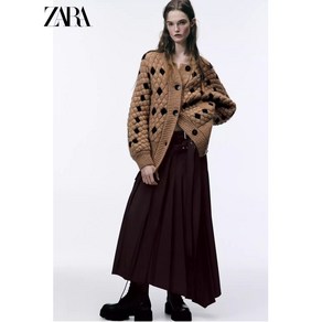 ZARA 자라 겨울 퀼팅 니트 가디건