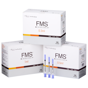 FMS 인슐린주사기 32G(8mm) (0.3CC / 0.5CC / 1CC), 1개