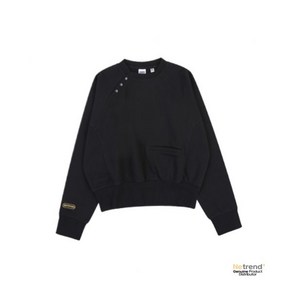 매장정품 OUTDOOR PRODUCTS 티셔츠 아웃도어 맨투맨 W BUTTON CREW NECK BLACK nT01083