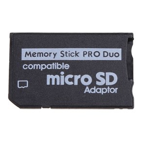 마이크로 SDTF 카드에서 MS Po로 Duo 어댑터 메모리 스틱 최대 32GB