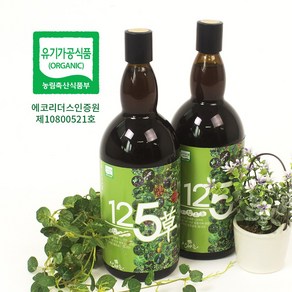 산야초 효소 발효액 유기농 이의영 125초 1100ml 1+1